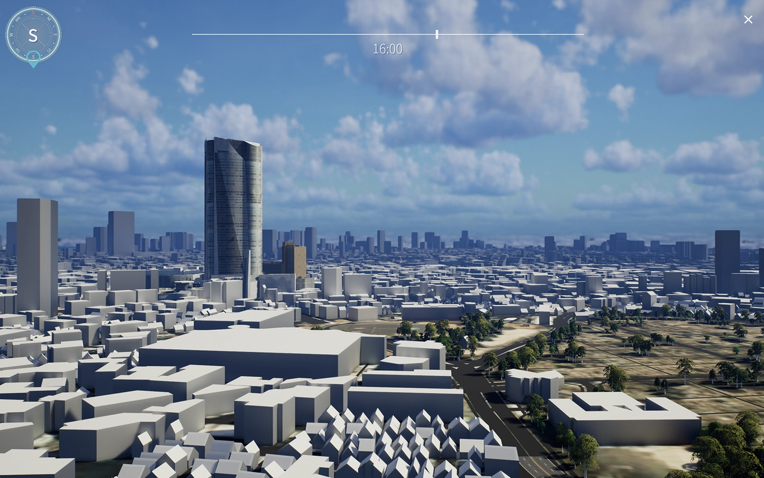 間取り検索モード - 3Dカメラによる眺望シミュレーション